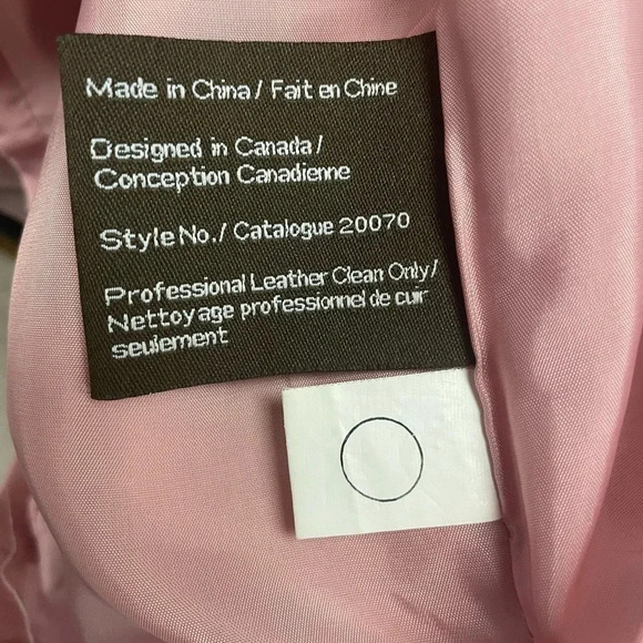 Vintage Danier Pink  Leather Suede Sleeveless Dress Size 4 - Picture 11 of 12